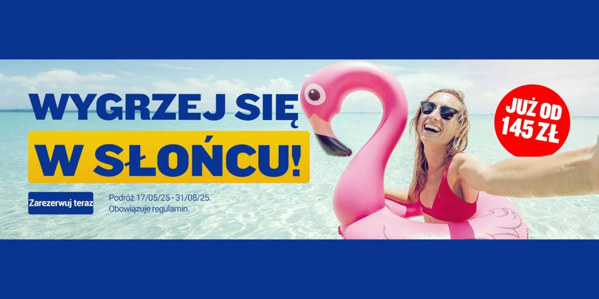 Ryanair: Od 145 zł za loty z Ryanair 20.05.2025