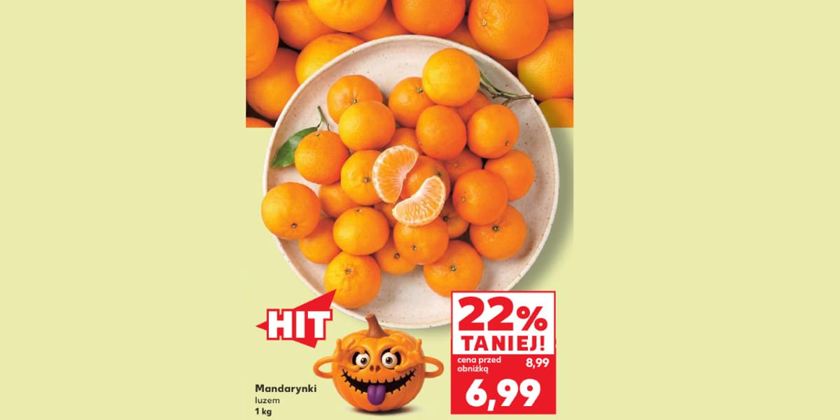 Kaufland: -22% na mandarynki