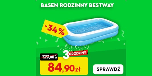 Biedronka Home: -34% na basen rodzinny Bestway 11.06.2025