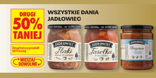 Biedronka: -50% na wszystkie dania Jadłowiec 03.12.2025