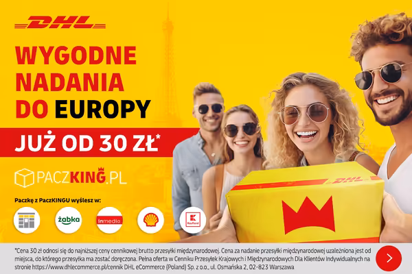 : Od 30 zł za nadanie paczki do Europy