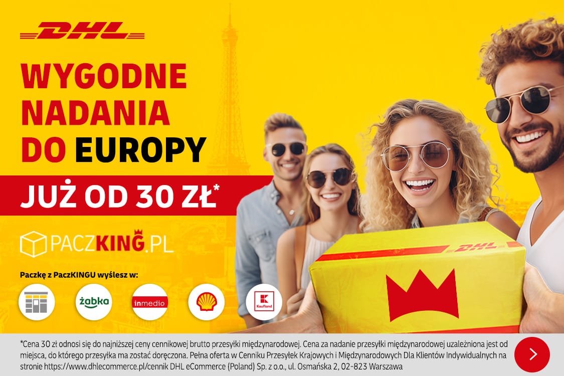 : Od 30 zł za nadanie paczki do Europy