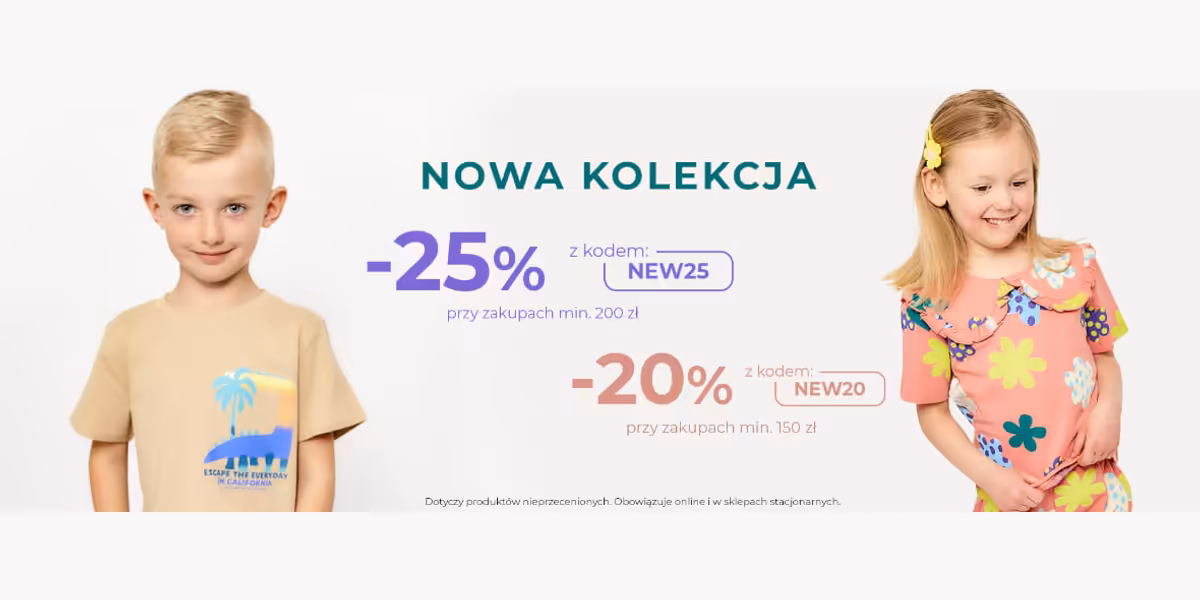 5.10.15.: KOD rabatowy Do -25% na Twoje zakupy