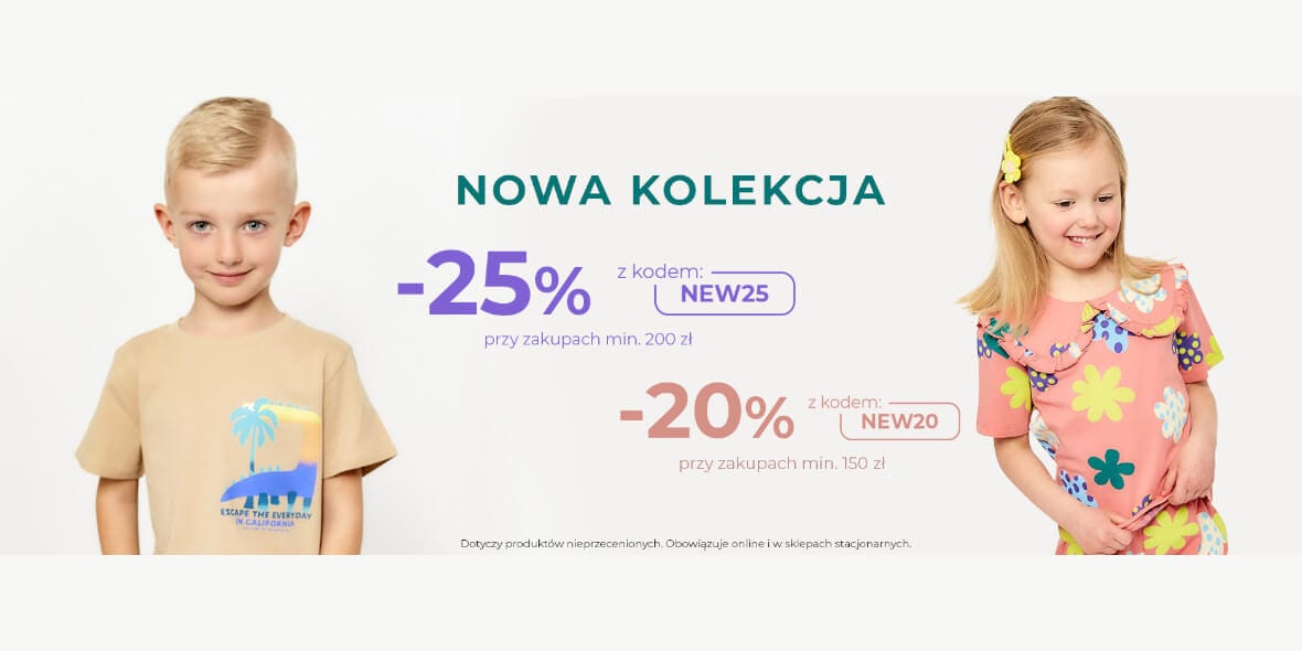 5.10.15.: KOD rabatowy Do -25% na Twoje zakupy 05.05.2025