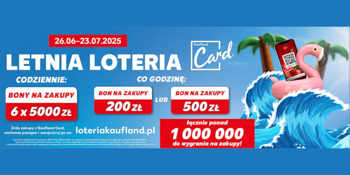 Kaufland: Letnia loteria z Kaufland Card 2025