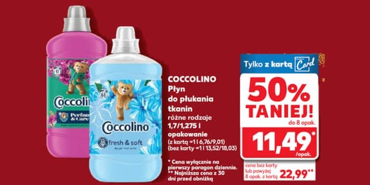 Kaufland: -50% na płyn do płukania tkanin Coccolino 04.12.2025