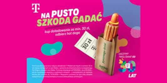 Żabka:  Hot Dog za doładowanie 09.09.2026