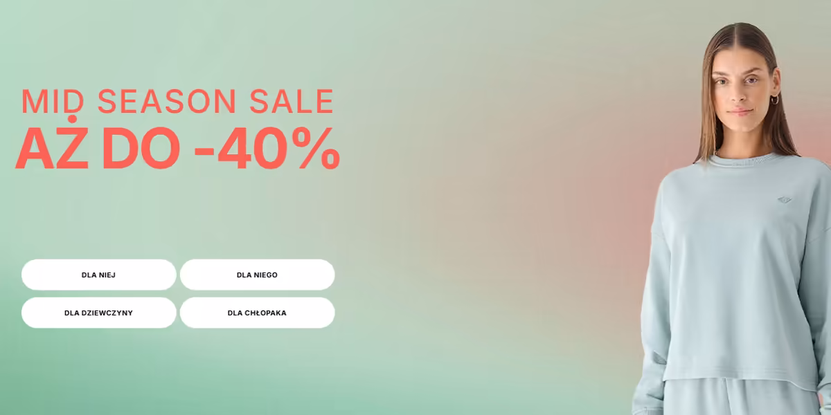 4F: Do -40% na Mid Season Sale