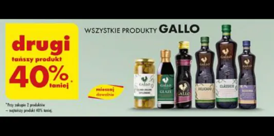 Biedronka: -40% na wszystkie produkty Gallo 19.11.2024