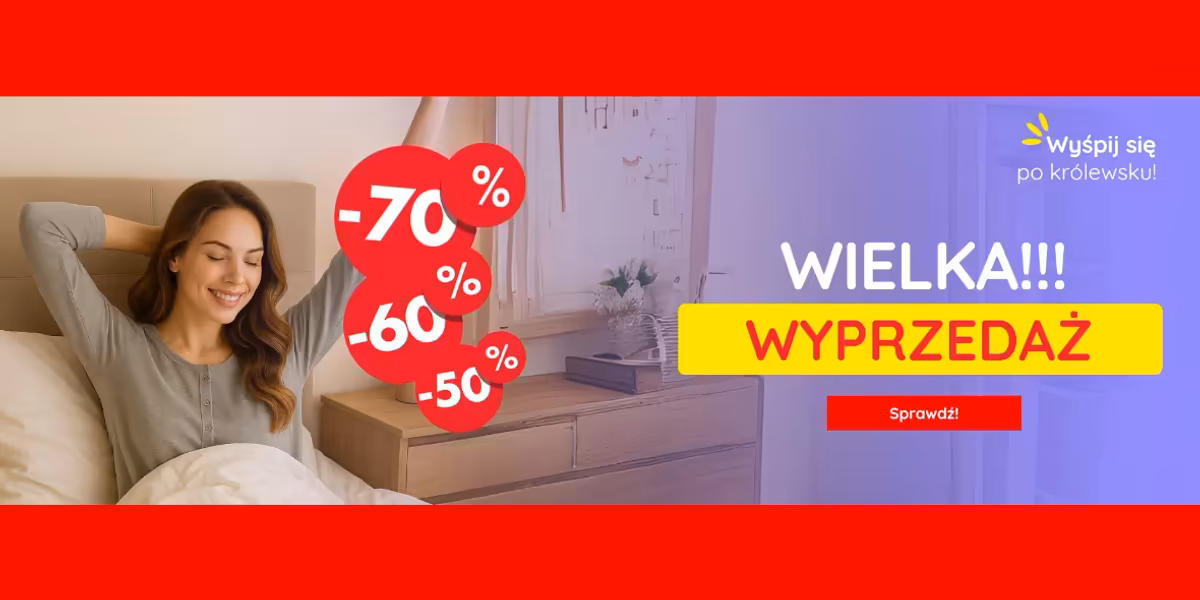 Król Materacy: Wielka wyprzedaż u Króla!