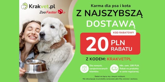 Krakvet: KOD rabatowy -20 zł na zakupy 31.07.2026