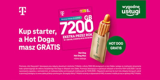 Żabka:  Hot Dog GRATIS w Żabce 09.04.2025