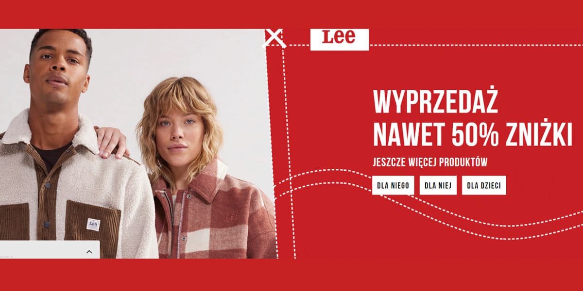 Lee: Do -50% na wyprzedaży w Lee