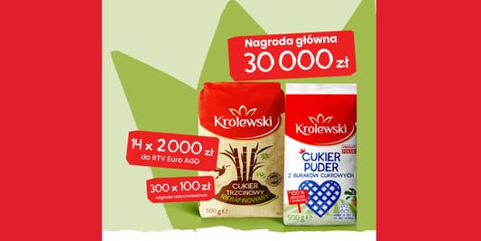 Loterie i Konkursy:  Królewska loteria Cukru 06.10.2025