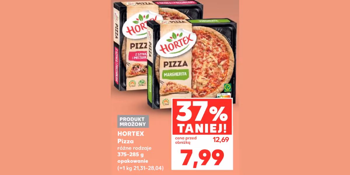 Kaufland: -37% na pizze Hortex