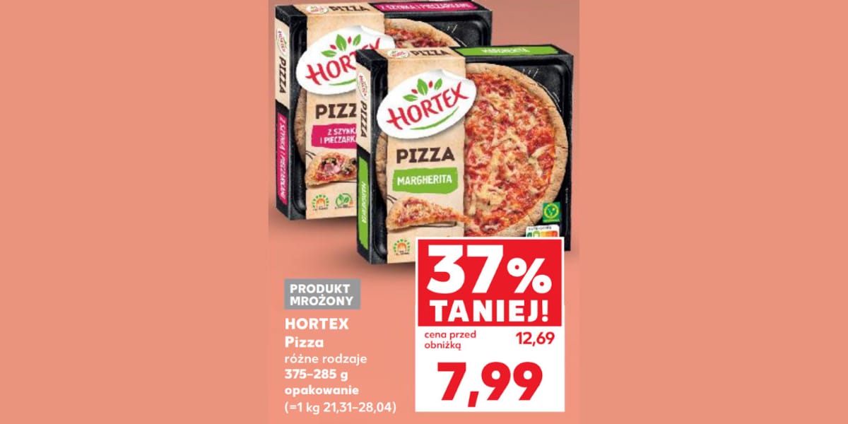 Kaufland: -37% na pizze Hortex