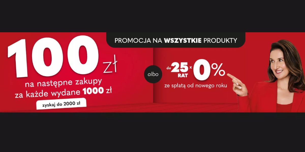 Agata: -100 zł za każde wydane 1000 zł