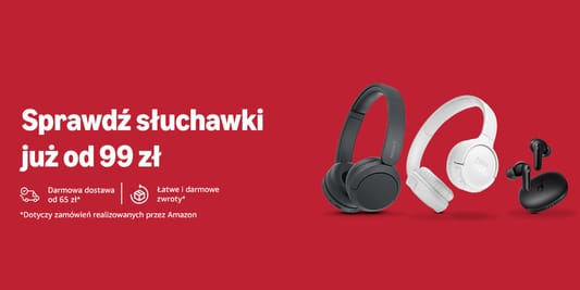 Amazon: Od 99 zł za słuchawki 18.11.2025