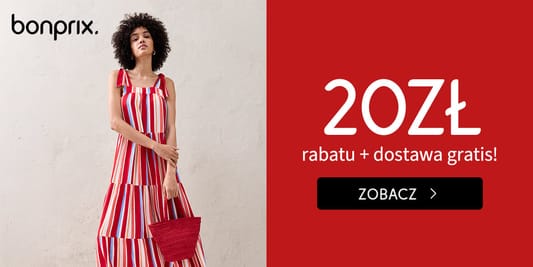 Bonprix: KOD rabatowy -20 zł na Twoje zakupy + darmowa dostawa 05.06.2025