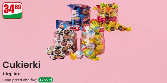 Dino: 34,89 zł/kg za cukierki 12.01.2026