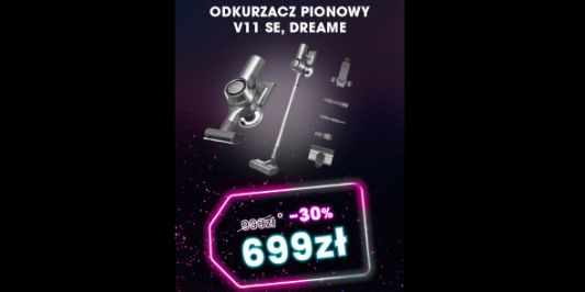 Biedronka Home: -30% na odkurzacz pionowy DREAME V11 SE 12.11.2024