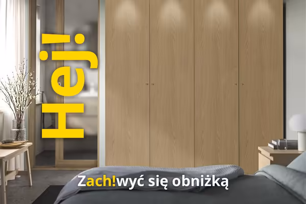 : Zyskaj 15% rabatu na szafy PAX i wyposażenie KOMPLEMENT