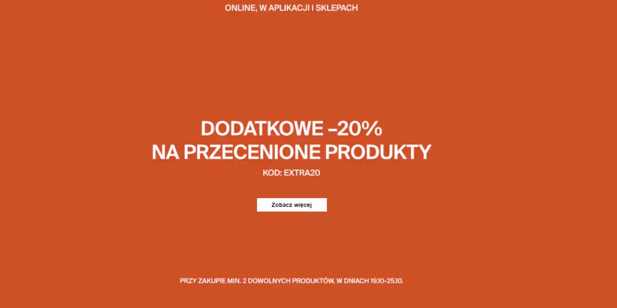 Mohito: KOD rabatowy -20% DODATKOWO na przecenione produkty