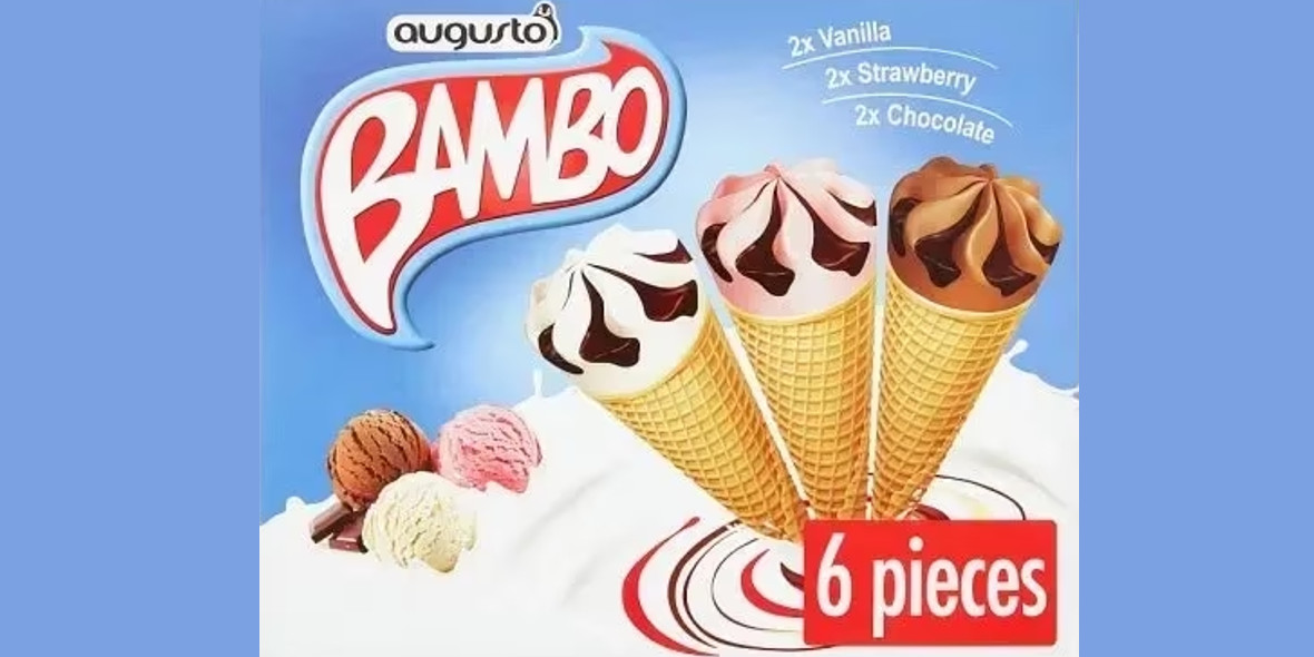 Dino: -29% na Lody rożek multipack Bambo 06.06.2025
