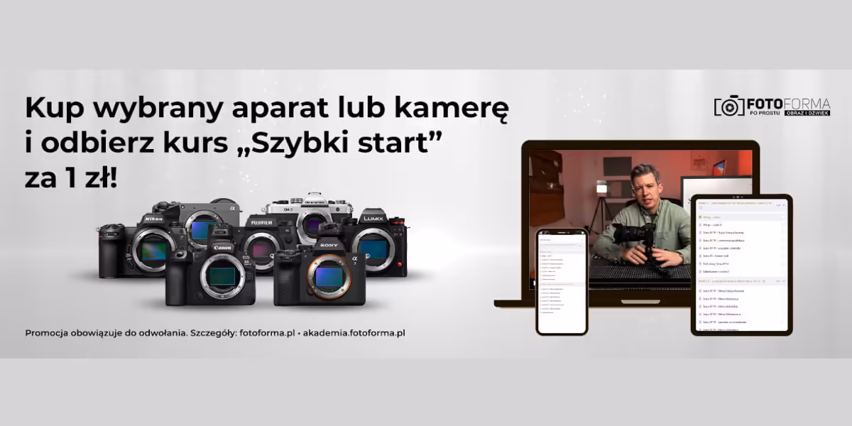 FotoForma: Kurs Szybki start za 1 zł