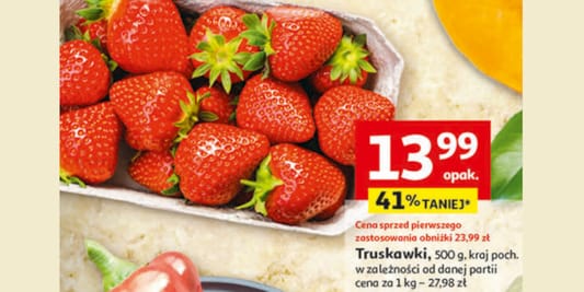 Auchan: -41% na truskawki 12.02.2026