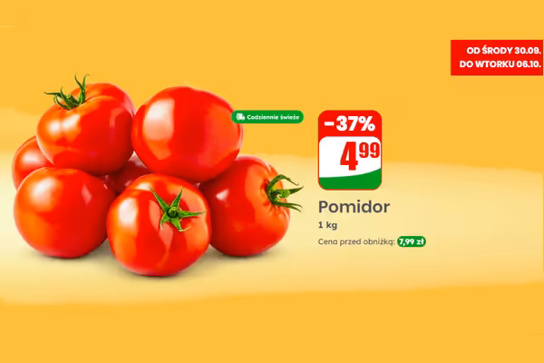 Dino: -37% na pomidory