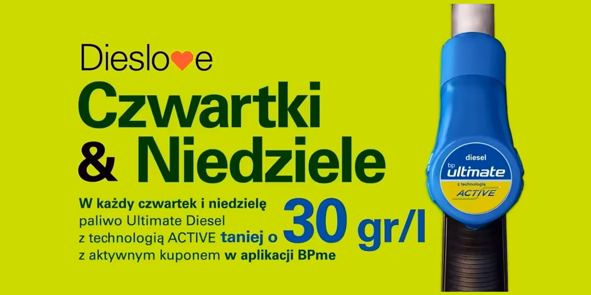 BP p.l.c.: Kupon -30 gr/l na paliwo Ultimate Diesel