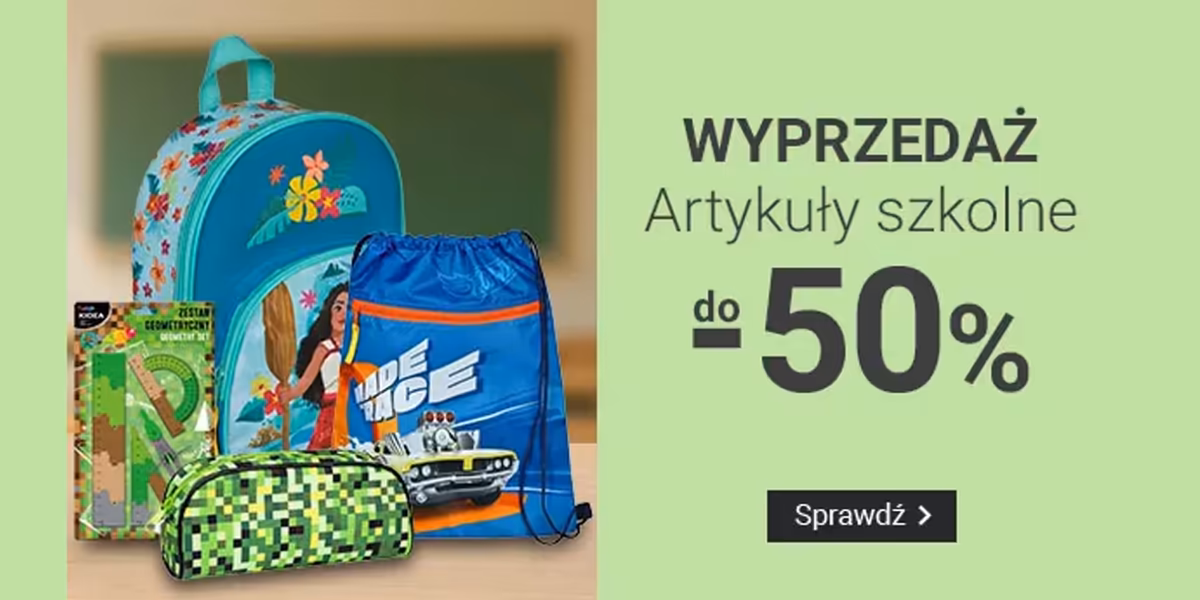 Smyk: Do -50% na artykuły szkolne