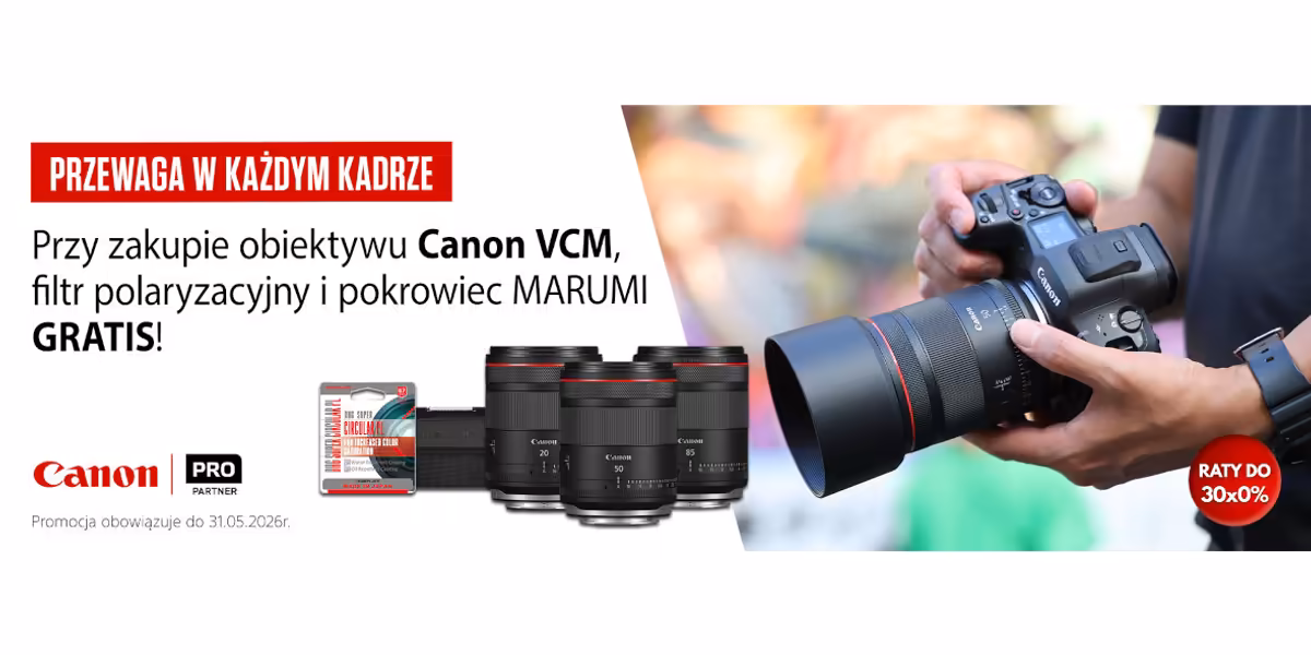 FotoForma: Obiektywy Canon + etui GRATIS