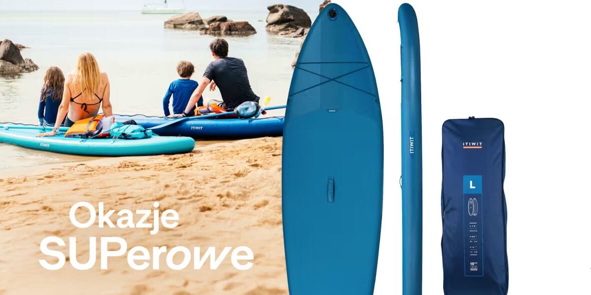 Decathlon: Do -500 zł na deski SUP 02.05.2025