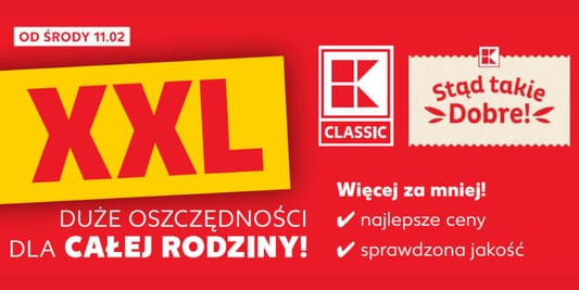 Kaufland:  Oferta XXL 11.02.2026
