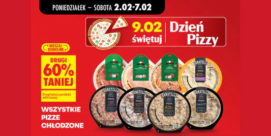Biedronka: -60% na wszystkie pizze chłodzone 02.02.2026