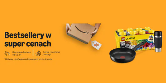 Amazon:  Bestsellery w supercenach 11.05.2025