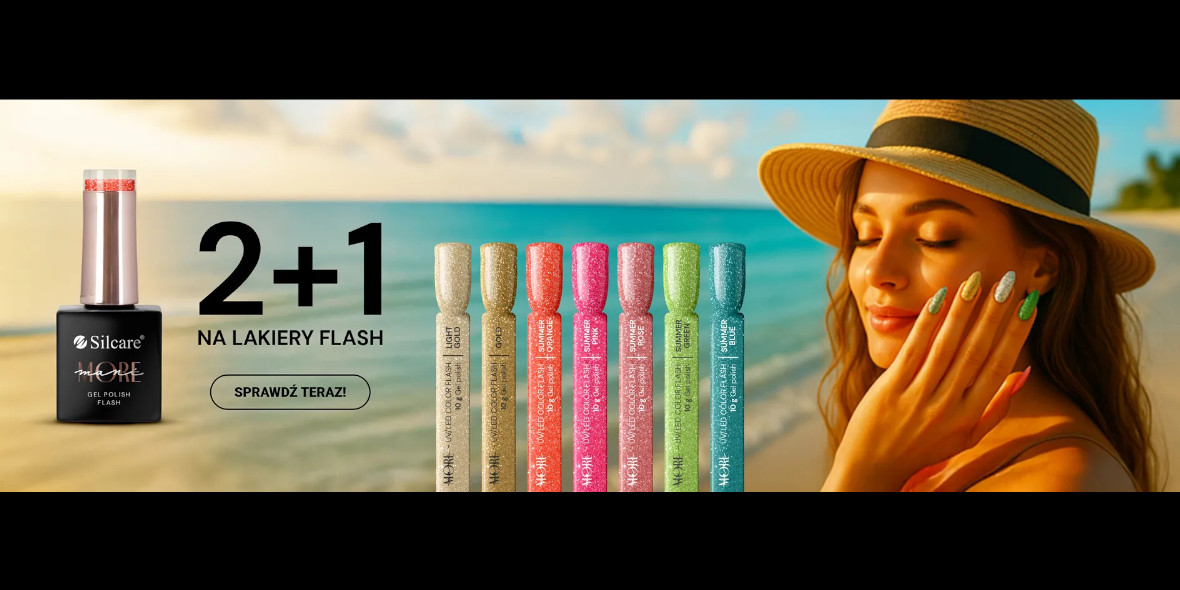 Silcare.com: 2+1 na lakiery flash!