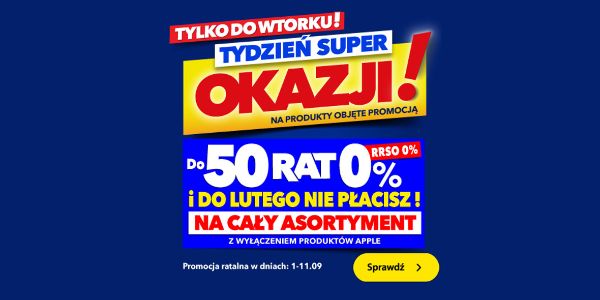 RTV EURO AGD:  Tydzień superokazji! 11.09.2024