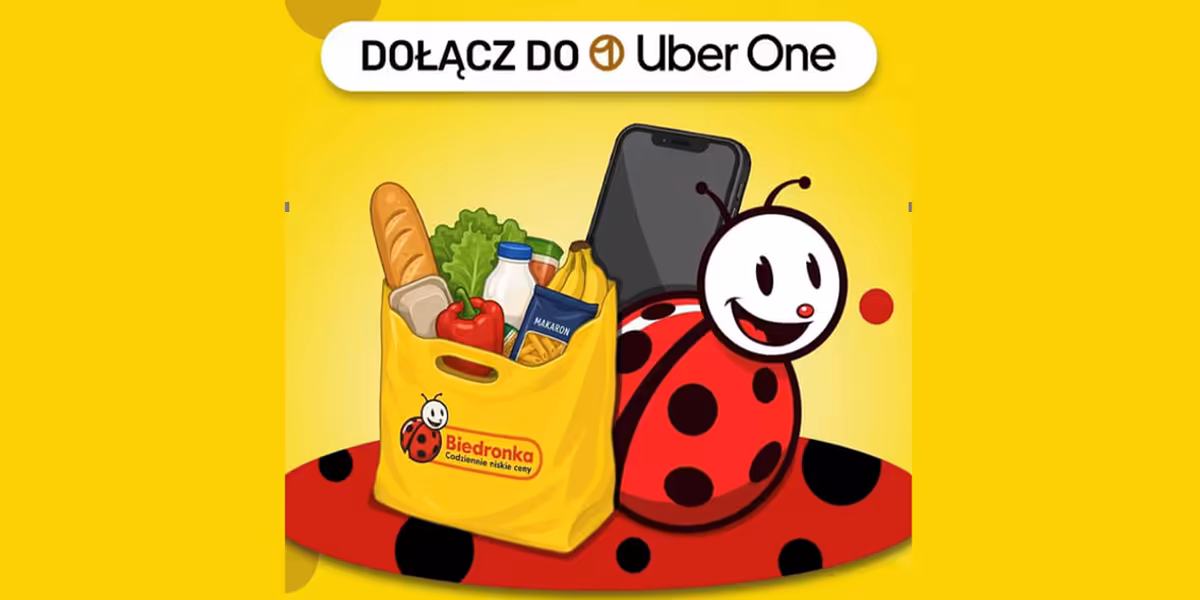 Biedronka: Za darmo 3 miesiące Uber One
