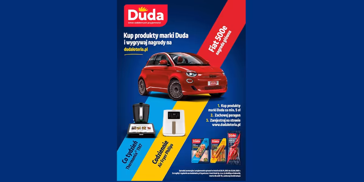 Loterie i Konkursy: Loteria Posmakuj szczęścia z marką Duda