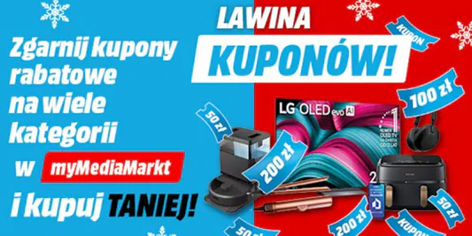 Media Markt:  Lawina kuponów w myMediaMarkt 27.01.2026