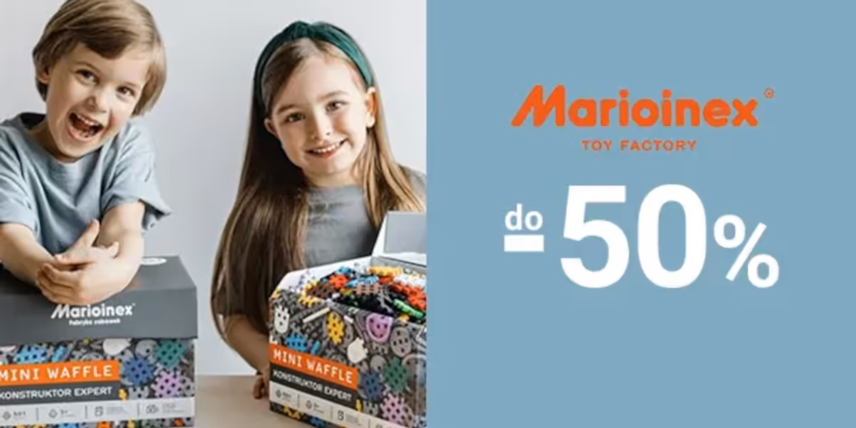 Smyk: Do -50% na zabawki Marioinex
