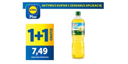 Lidl: KUPON 1+1 GRATIS na olej Vita D'or 11.06.2025