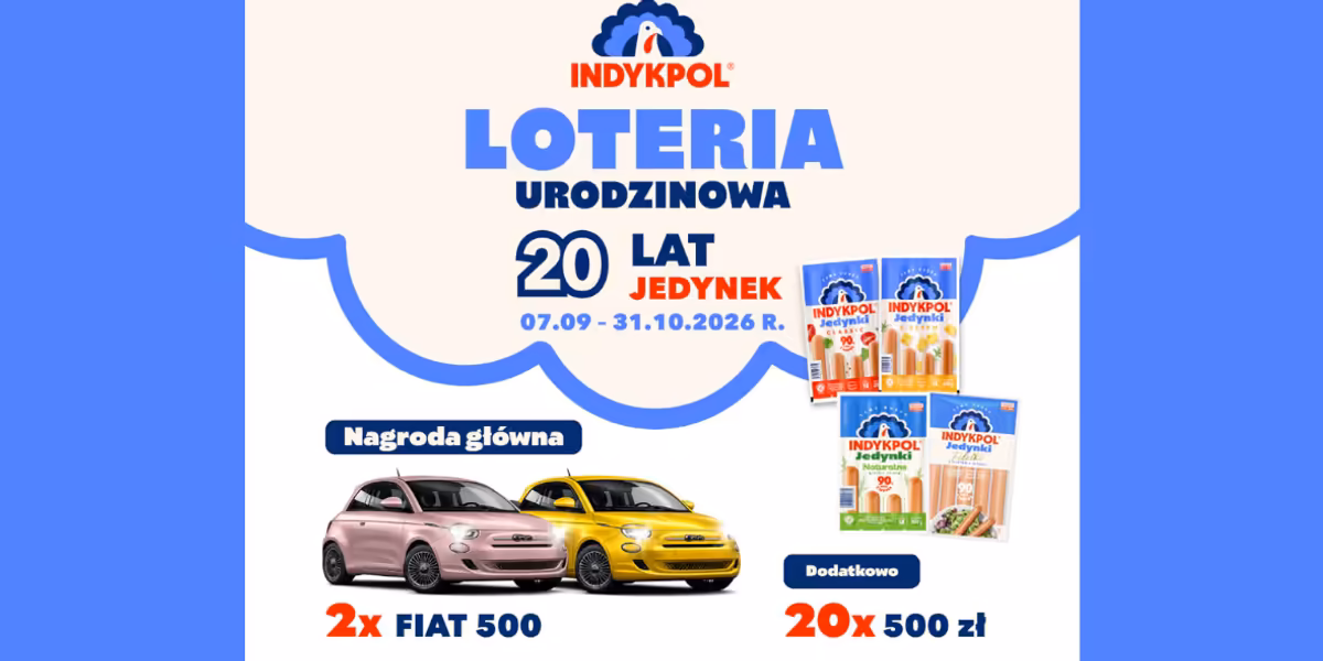 Loterie i Konkursy: Loteria urodzinowa - 20 lat Jedynek