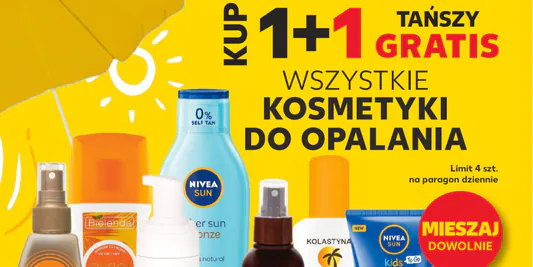Kaufland: 1+1 GRATIS na wszystkie kosmetyki do opalania 24.04.2025