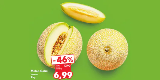 Kaufland: -46% na melon Galia 12.06.2025
