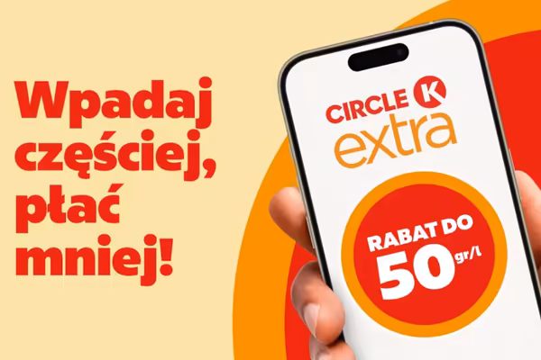 Circle K: Do -50 gr/l na paliwo i Hot Dog GRATIS
