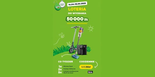 Loterie i Konkursy: Loteria Tymbark zasmakuj wiosny 16.04.2025